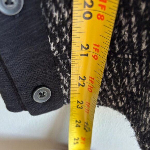 Madewell Womens Wool Blend Raglan Tweed Front Sweater Black Size XS - Picture 5 of 13